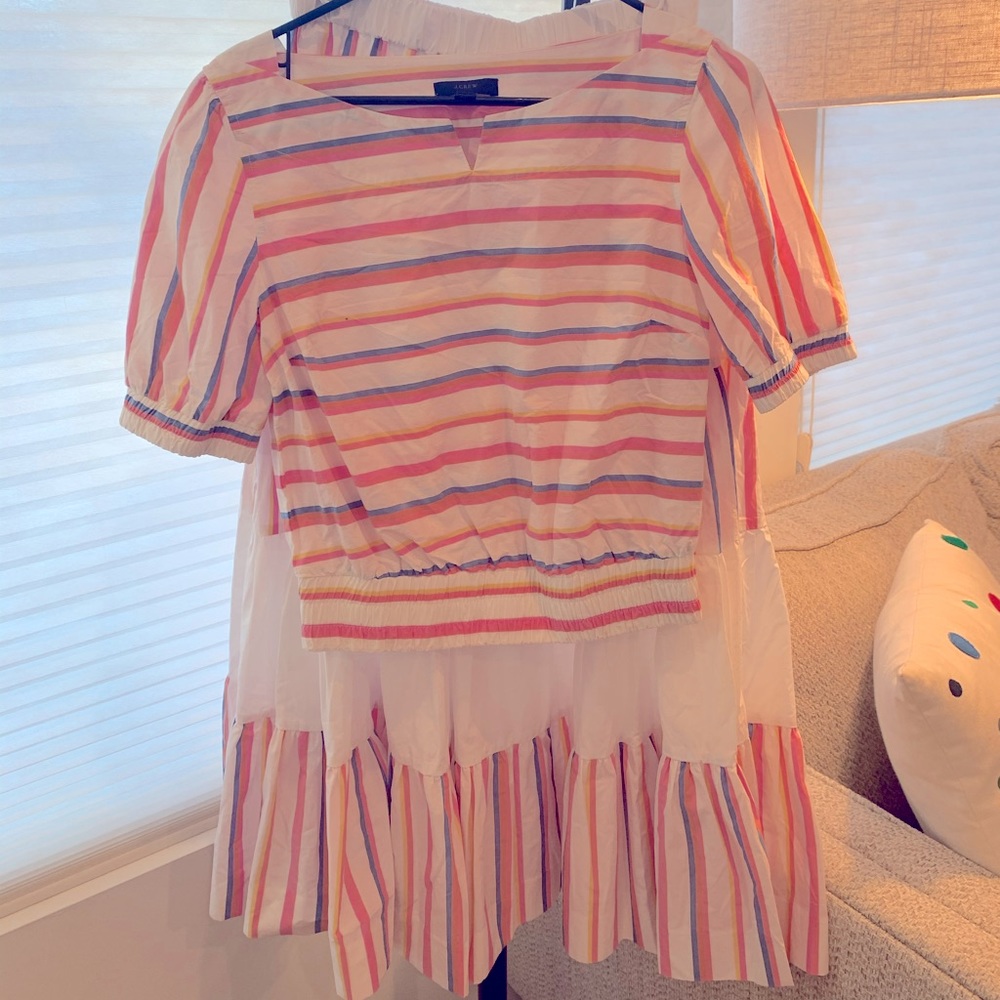 J Crew two piece top and bottom